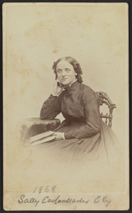 Carte-de-visite portrait of Sally Cadwallader Ely