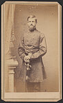 [Colonel Guilford Dudley Bailey of Battery A, 1st New York Light Artillery Regiment in uniform with sword]