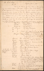 Letter from George Russell, Kingston, to Amos Augustus Phelps and Henry Grafton Chapman, July 8. 1837