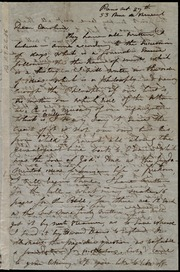 Incomplete letter to] Dear Caroline [manuscript