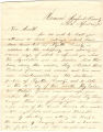 Letter from Sheriff W. L. Guin in Vernon, Alabama, to Governor William Hugh Smith.