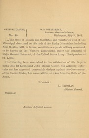 General orders. No. 40