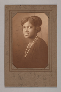 Albumen print of an unidentified woman