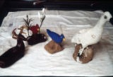 Clay sculptures by James "Son" Thomas circa 1971.(Slide Notebook 1 Box 15)