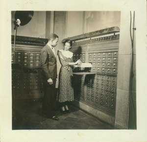 Fisk University, Students at Library Card Catalog