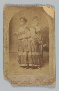 Albumen print of Millie and Christine McCoy