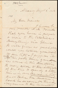 Letter from Lydia Mott, Albany, [N.Y.], to William Lloyd Garrison, August 6th 1858