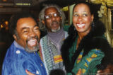 Askia Toure and two others smiling and laughing