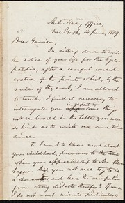 Letter to] Dear Garrison [manuscript