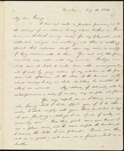 Letter to] My dear George [manuscript