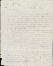 Letter to] Rev. A. A. Phelps, Dear Sir [manuscript