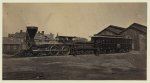 Engine W. H. Whiton, and President's car, Alexandria, January,1865