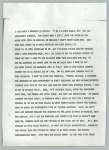 Transcript of Remarks of Representative Barbara Jordan Before Title VI Conference, U.S. Department, September 28, 1977