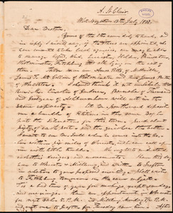 Letter from Alanson St. Clair, West Boylston, to Amos Augustus Phelps, 13th July 1837