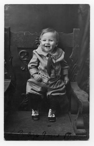 Baby Boy on a Chair