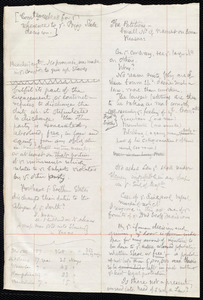 Notes on petitions by Samuel May