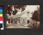 Congregation outside church, Mount Fletcher, Jamaica, ca. 1920