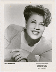 Studio portrait of singer Ella Fitzgerald, circa 1940s