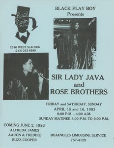 Black Play Boy Presents Sir Lady Java and Rose Brothers