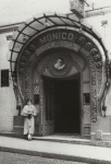 Ada "Bricktop" Smith outside Brick Top's, in the old Monico nightclub, in Paris