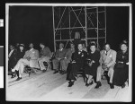 Charlotta Bass and guests at the California Eagle's 70th birthday celebration, Los Angeles, 1949