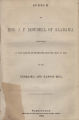 SPEECH OF HON. J. F. DOWDELL, OF ALABAMA, ON THE NEBRASKA AND KANSAS BILL, an address delivered in the United States House of Representatives.