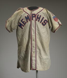 Baseball jersey worn by Neil Robinson for the Memphis Red Sox