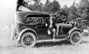 Automobile at Gloucester Rosenwald School. Gloucester County Training School