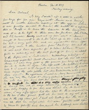 Letter to] Dear Deborah [manuscript