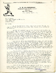 Oakland Larks Baseball Club correspondence from V.R. Klingman