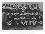 Ubangi football team, Seattle, ca. 1937