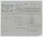 Receipt for payment from John Cocke to Walter Pearce and Company, Mobile, Alabama, March 29, 1861