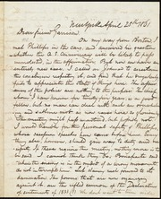 Letter to] Dear friend Garrison [manuscript