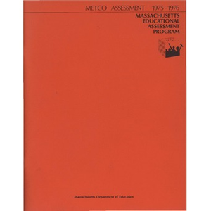 METCO assessment 1975 - 1976.