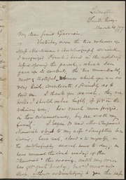 Letter to] My dear friend Garrison [manuscript