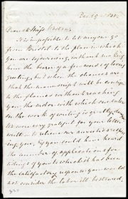 Letter to] Dearest Miss Weston [manuscript