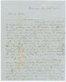 Thumbnail for Letter from Andrew Barry Moore in Marion, Alabama, to Bolling Hall in Montgomery, Alabama.