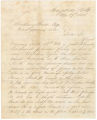 Letter from Hutson Lee in South Carolina to Bolling Hall in Montgomery, Alabama.