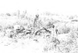 Children playing on a pile of wood in Newtown, a neighborhood in Montgomery, Alabama.