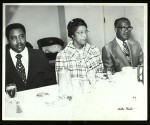 20 unidentified people at a COGIC meal & talk, Chicago