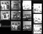 Set of negatives by Clinton Wright including King and Queen Beauty Salon, Nora McGee, Joe Neal's team, Miss Cleopatra contest, Alpha Gamma, and Mrs. Hoggard's class, 1967