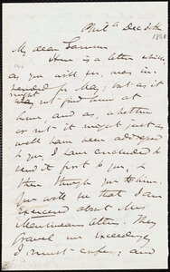 Thumbnail for Letter from James Miller M'Kim, Phil[adelphi]a, [Pa.], to William Lloyd Garrison, Dec[ember] 30th [1861]