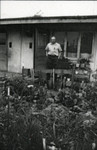 Long-time Marin City resident and community leader Jesse Berry, in front of World War II-era housing, circa 1960 [photograph]