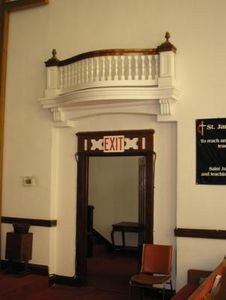 Photograph of Doorway in St. James Methodist Church