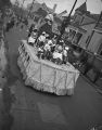 Children on a float in an African American Mardi Gras parade in Mobile, Alabama.