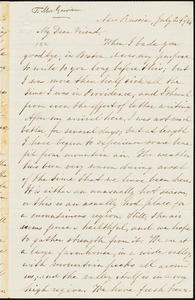 Letter from Mary Grew, New Russia, [New York], to Helen Eliza Garrison, [18]64 July 24th