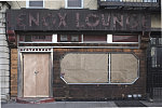 The former Lenox Lounge, 288 Lenox Ave. Harlem, 2011. In December 31, 2012 "Due to an unsurmountable rent increase," the Lenox Lounge was forced to close. Mr. Alvin Reed, the owner took the sign from the facade and "a truckload of interior fixtures" to 333 Lenox Avenue, a former Salon and Spa, where he plans to open a new Lenox Lounge to resemble the old landmark