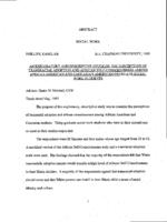 An exploratory and descriptive study on the perceptions of transracial adoption and African Self-Consciousness among African American and Caucasian American graduate social work students, 1997
