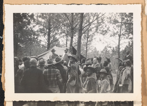 Photograph of Boy Scouts at camp, Lovejoy, Georgia