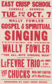 Gospel & Spiritual Singing featuring... Wally Fowler